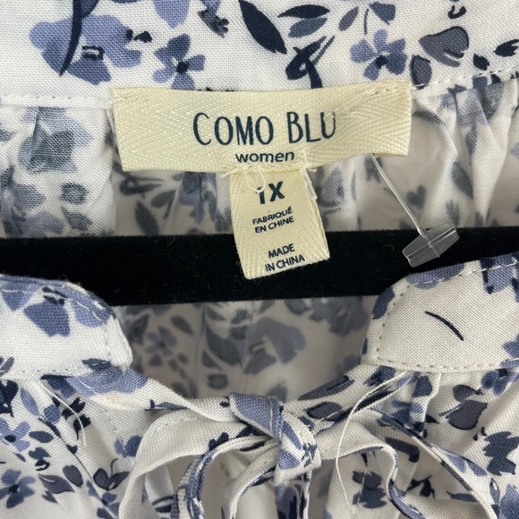 Como Blu Women’s Blouse Size 1x - Picture 8 of 9